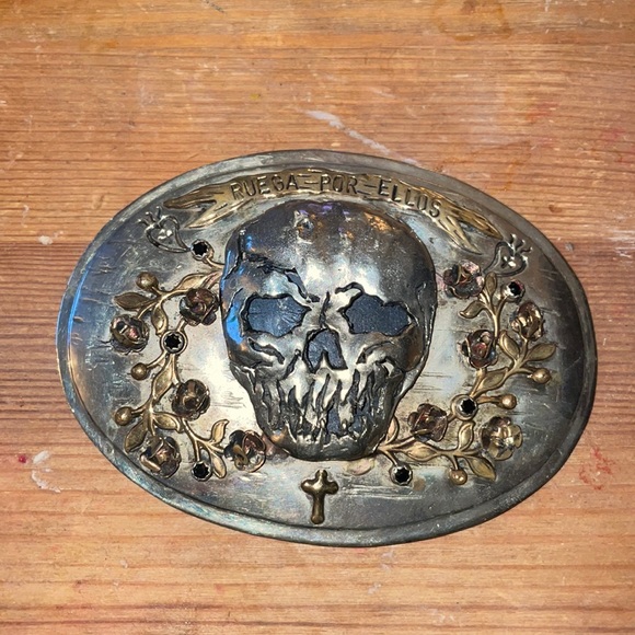 VSA belt buckle Ruega Por Ellos - Picture 1 of 3